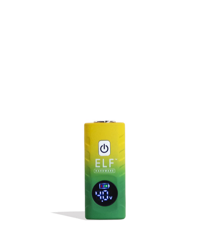 Yellow-Green Elf Hardware Deltaic Variable Voltage Battery 15pk Front View on White Background