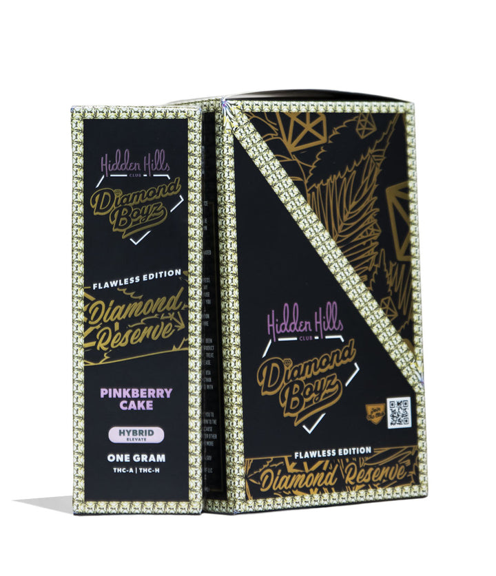 Pinkberry Cake Hidden Hills Diamond Boyz Diamond Reserve Bar 1g THC-A and THC-H Disposable 5pk Front View on White Background