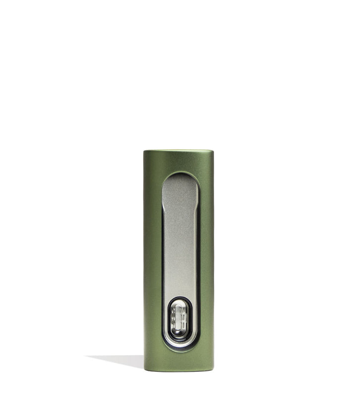 PAX Flow Dry Herb Vaporizer Greenstone Back Open View on White Background