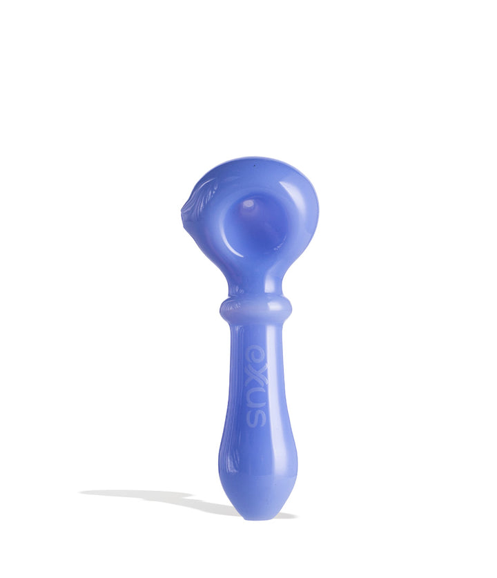 Milky Blue Exxus Vape Wand Hand Pipe 12pk Front View on White Background