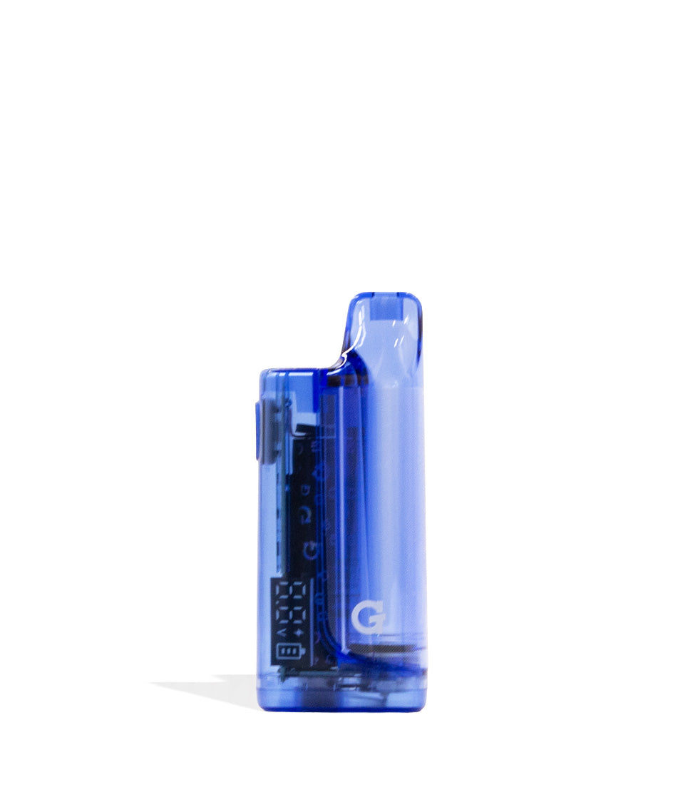 Blue G Pen Hydout Retro Clear Variable Voltage Battery 10pk Front View on White Background