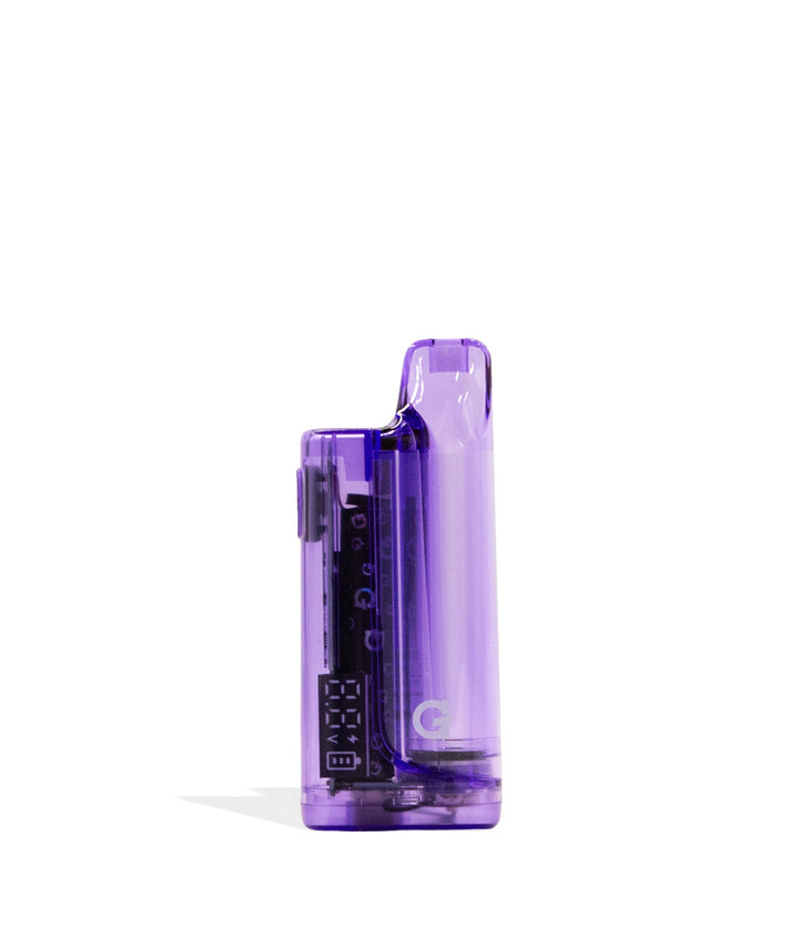 Purple G Pen Hydout Retro Clear Variable Voltage Battery 10pk Front View on White Background