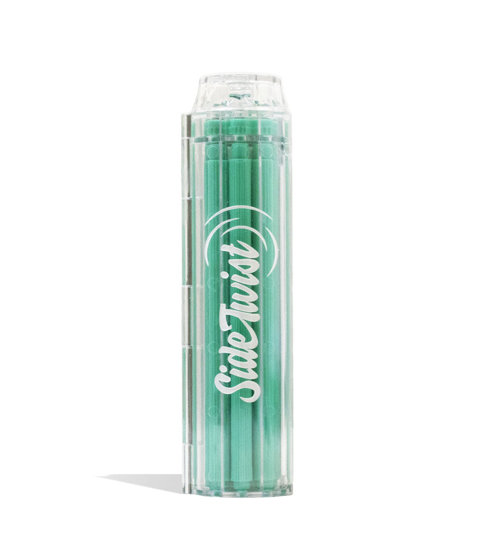 Teal Side Twist XL Blunt Roller 6pk Front View on White Background