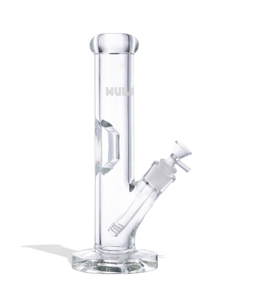 Wulf Mods 9mm 12inch Straight Water Pipe Front View on White Background