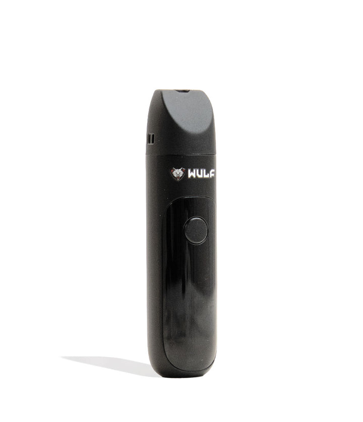 Black Wulf Mods Budr Portable Concentrate Vaporizer Angle View on White Background