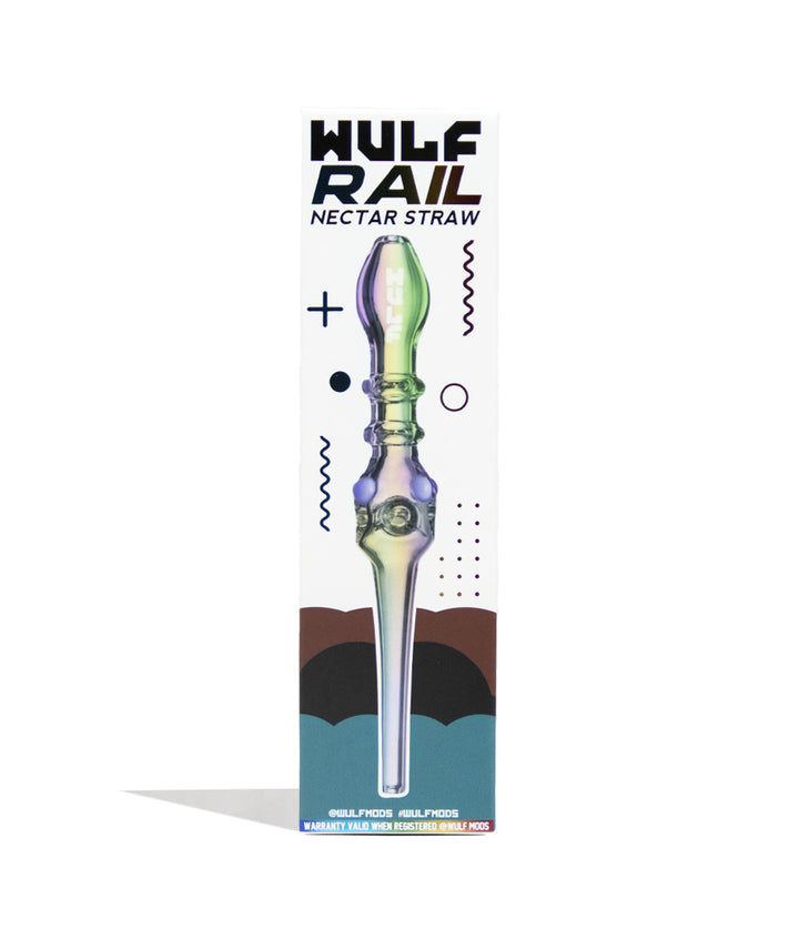 Full Color Wulf Mods Rail Nectar Straw 15pk Packaging Front View on White Background
