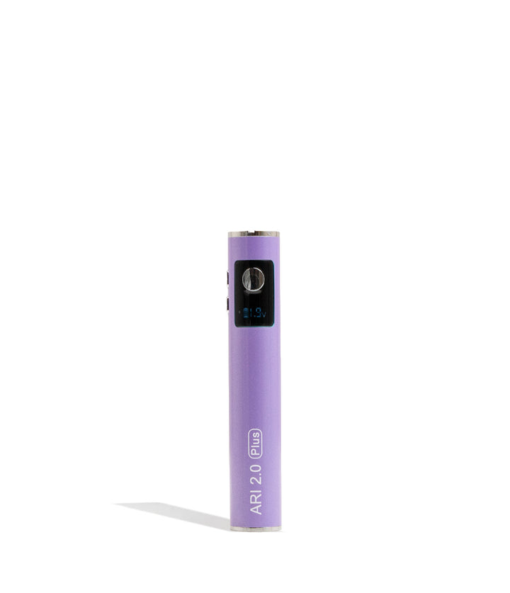 Purple Yocan Ari Plus 2.0 Variable Voltage Battery 15pk Front VIew on White Background