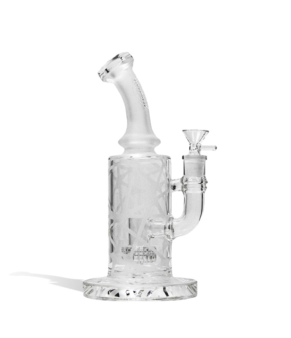 F-15 Inch Dab Rig with Sand Blasted Body and 14mm Joint on white studio background