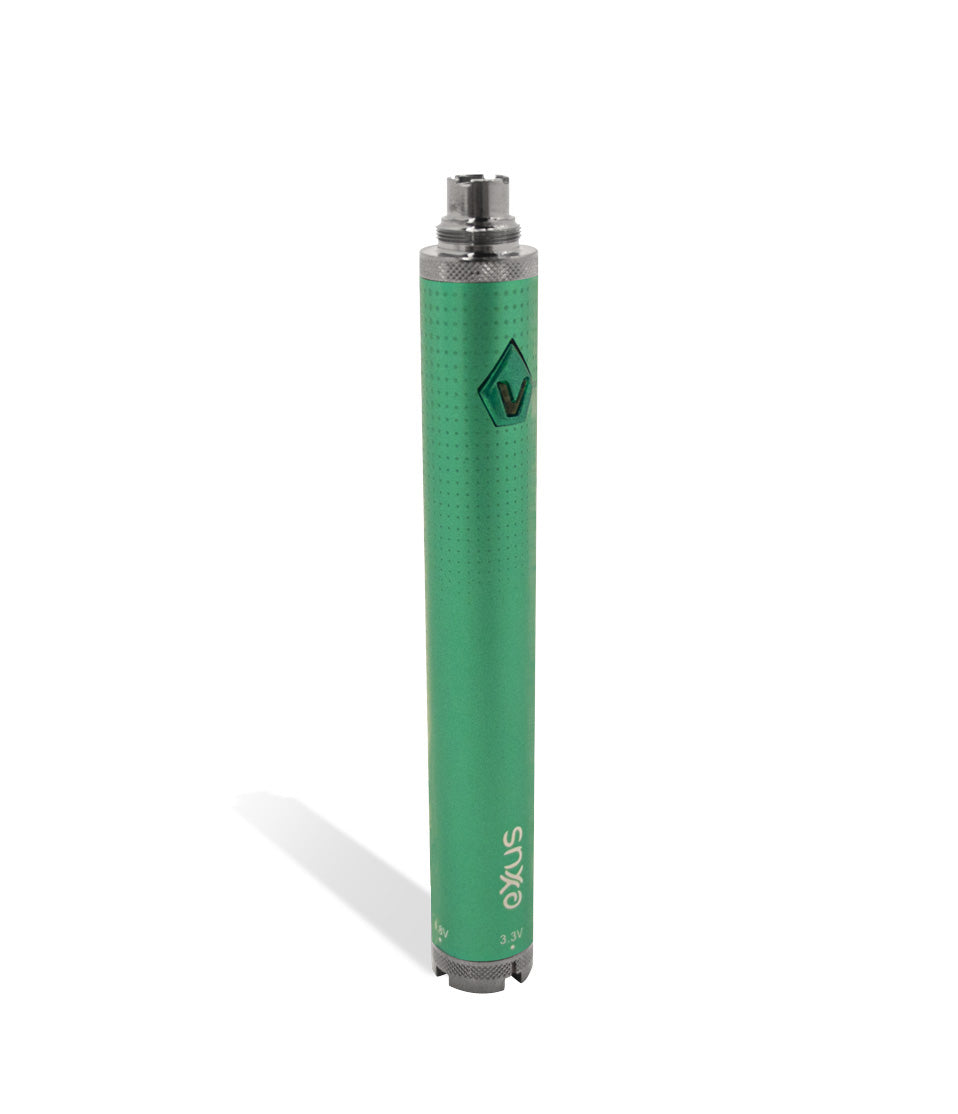 Cosmic Green above view Exxus Vape 1600 Cartridge Vaporizer on white background