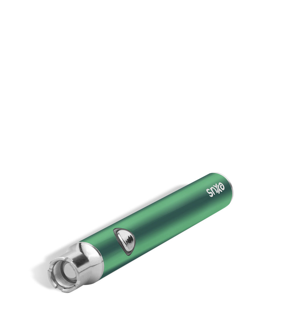 Cosmic Green top view Exxus Vape Plus VV Cartridge Vaporizer on white background