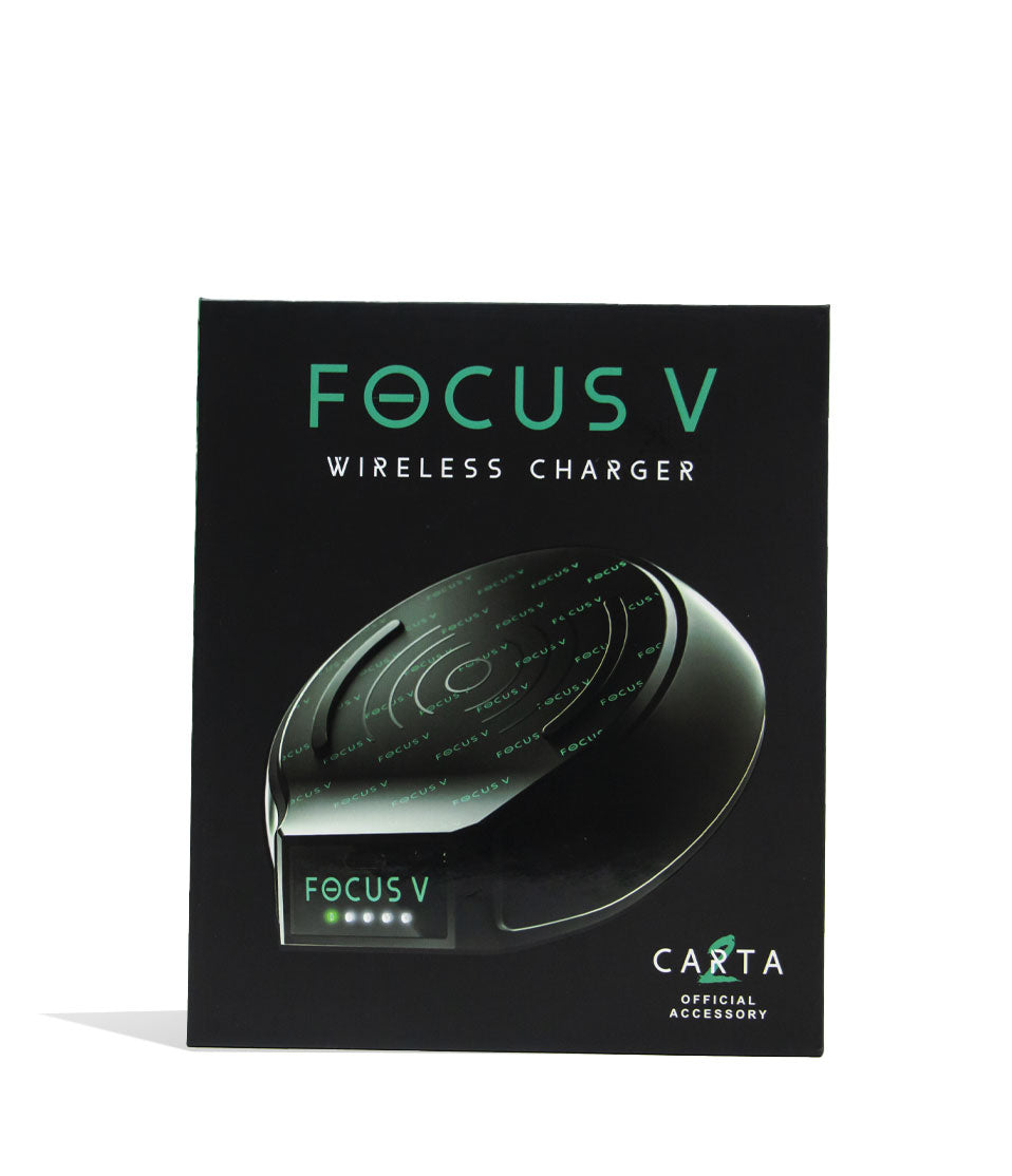Focus V Carta 2 Wireless Charger Packaging Front View on White Background