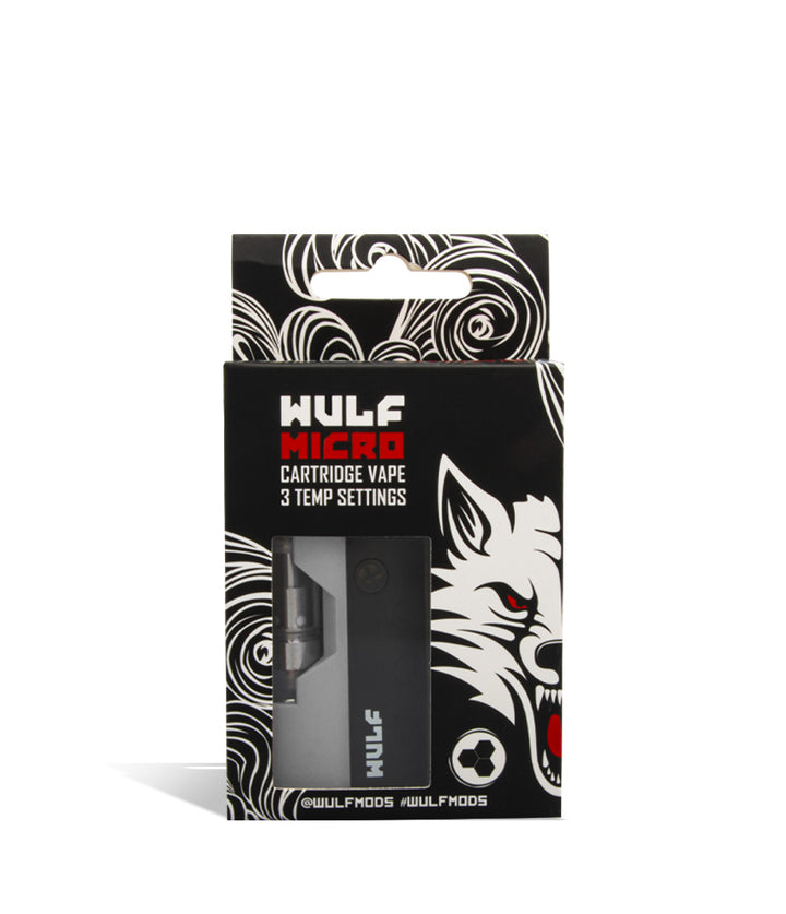 White single pack Wulf Mods Micro Cartridge Vaporizer 12pk on white background