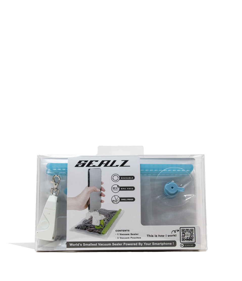 Sealz Essentials Phone Vacuum Sealer Kit 12pk Single Pack Front View on White Background