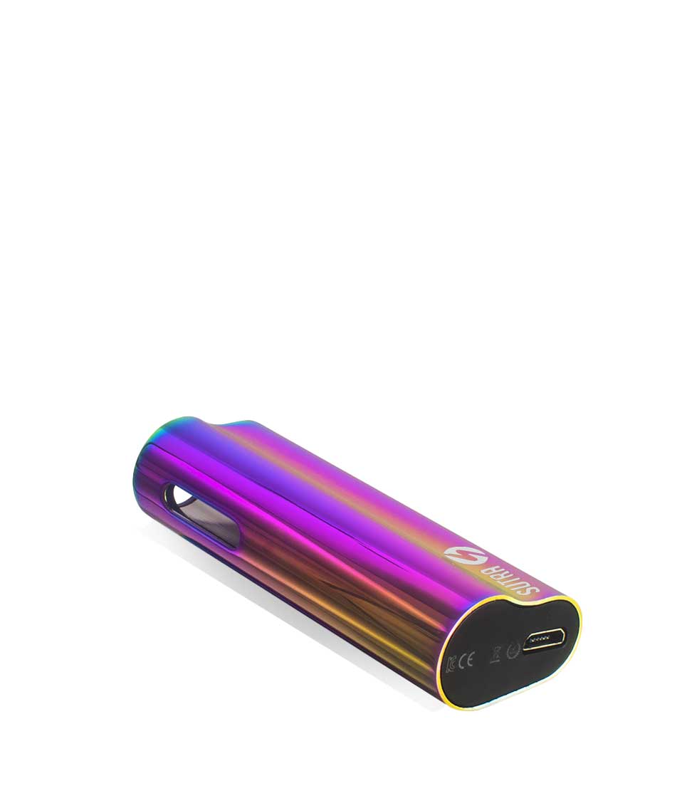 Full Color bottom view Sutra Vape Auto Cartridge Vaporizer on white background