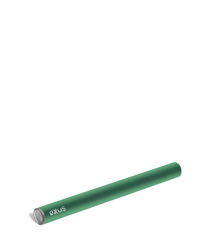 Cosmic Green bottom view Exxus Vape Tap VV Auto Draw Cartridge Vaporizer on white studio background