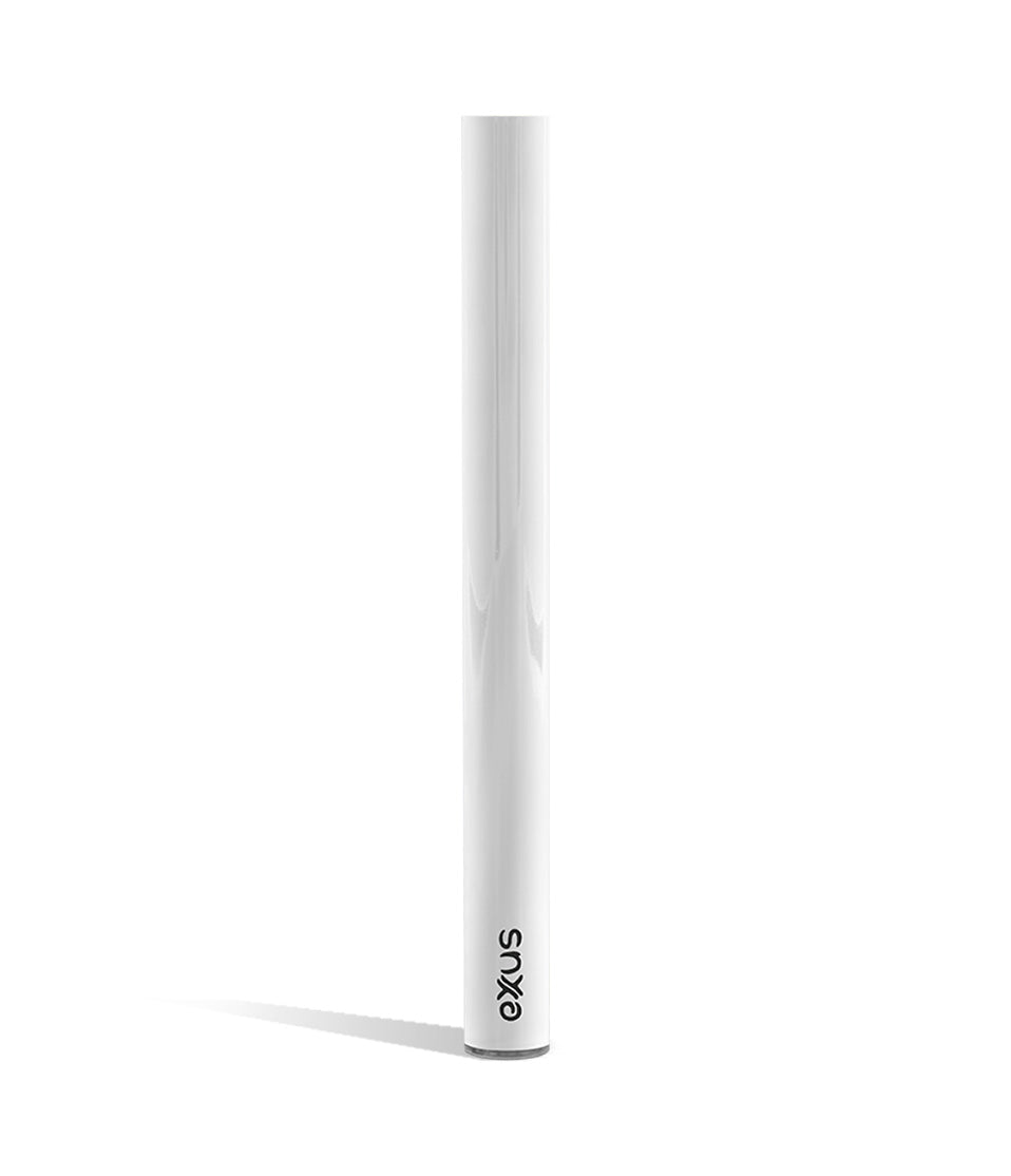 Pearl front view Exxus Vape Tap VV Auto Draw Cartridge Vaporizer on white studio background