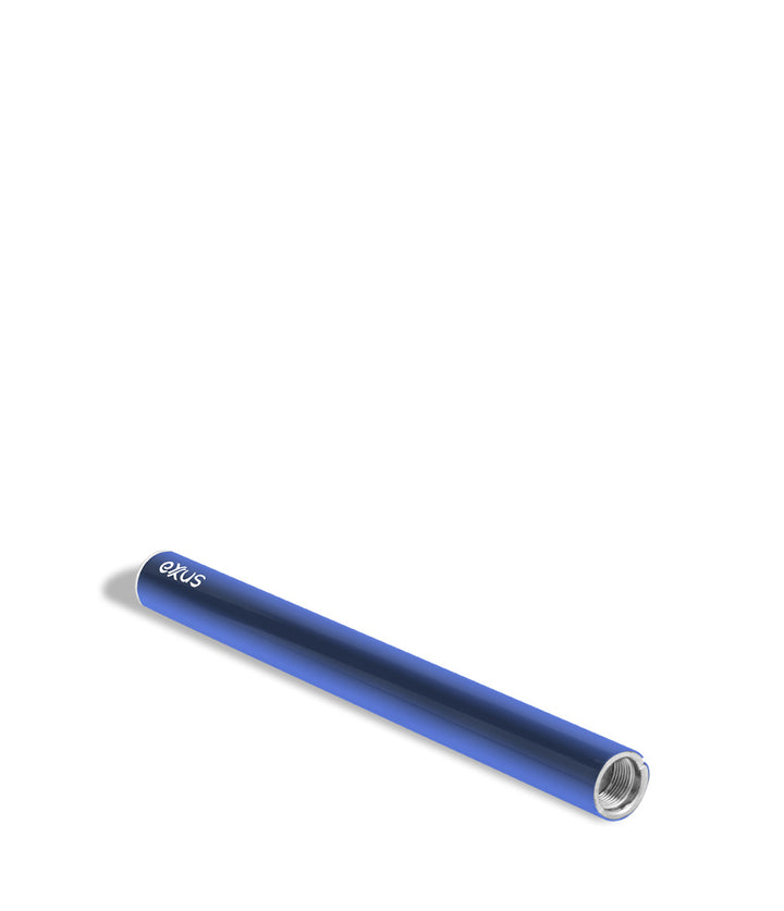 Cosmic Blue top view Exxus Vape Tap VV Auto Draw Cartridge Vaporizer on white studio background